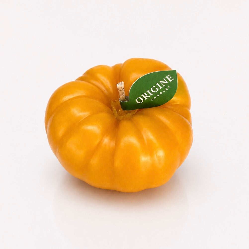 Small Heirloom Tomato Candle YELLOW