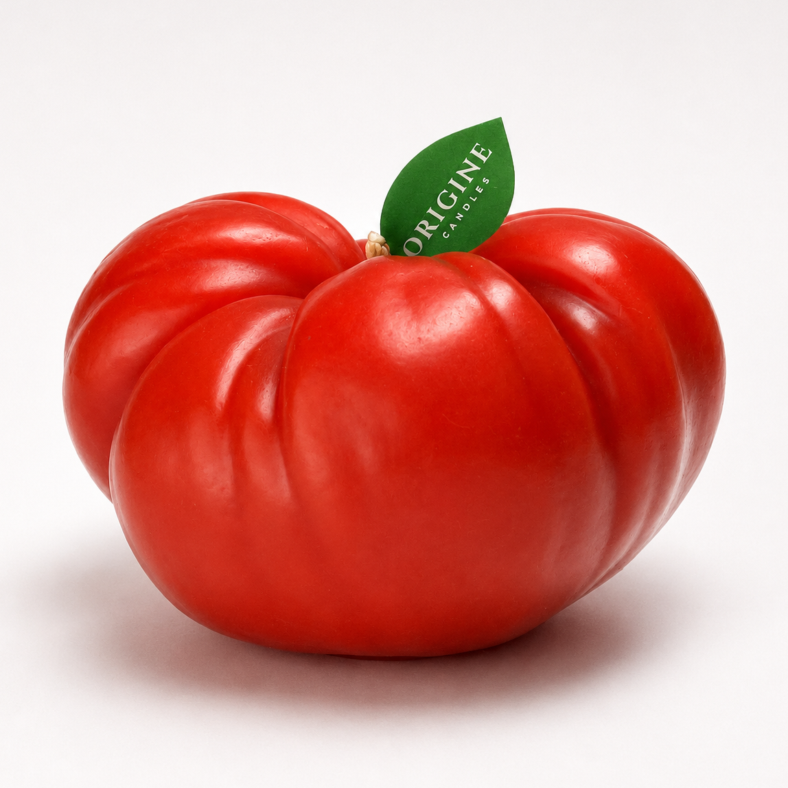 Big Heirloom Tomato Candle RED