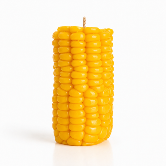 Beeswax Corn Candle