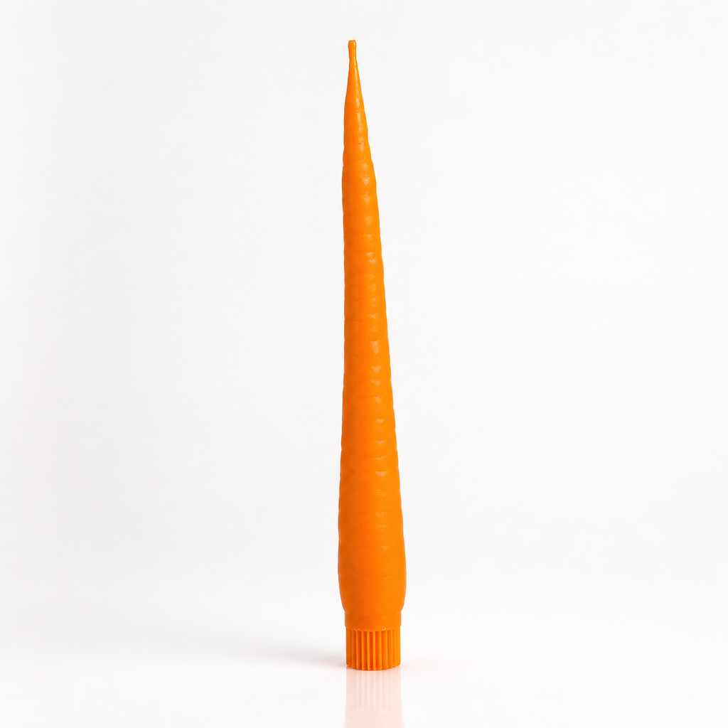 Carrot Beeswax Candles
