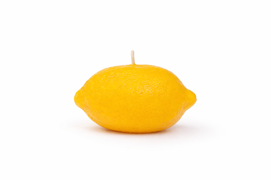 Horizontal Lemon Candle