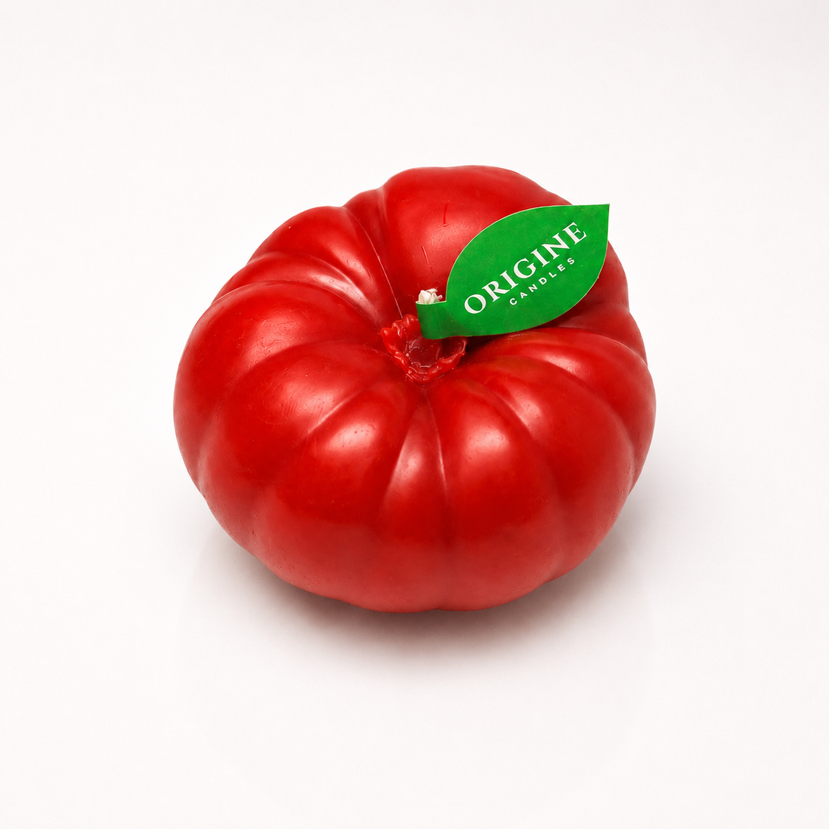 Small Tomato Candle RED