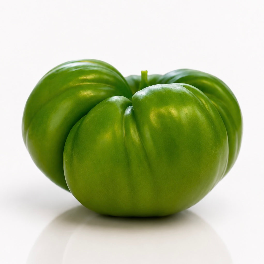Big Heirloom Tomato Candle GREEN