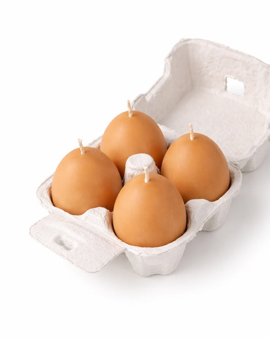 Egg Box Candle Set  –  Pack of 4