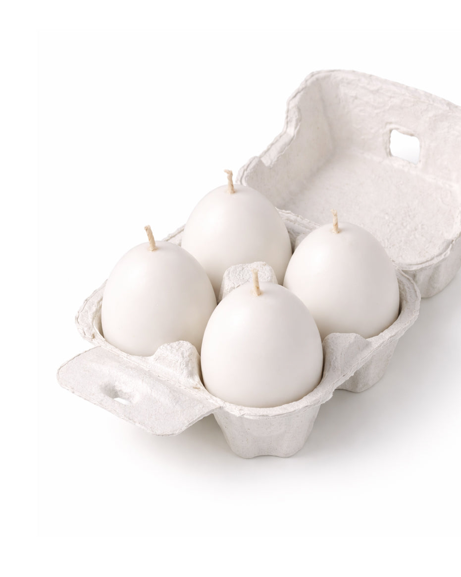 Egg Box Candle Set  –  Pack of 4